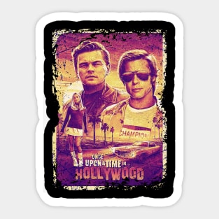 Retro Art Upon Comedy Drama Film Sticker